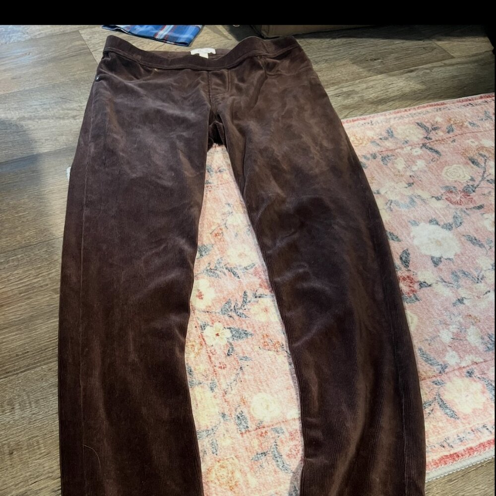 Per Se‎ brown pull on pants size M